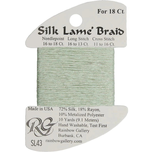 SL43 Lite Mint | Silk Lame' Braid