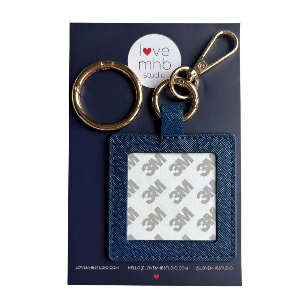 Self Finishing Leather Charm (Square)
