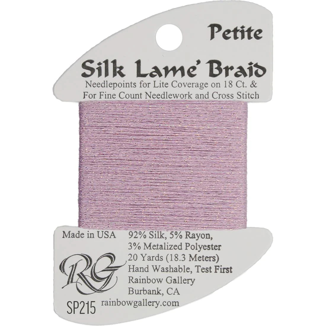 Petite Silk Lame' Braid Pinkpurple - SP215