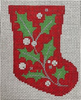 AL-086 - Holly Leaf Mini Stocking