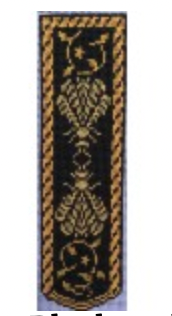 N's Bee Bookmark-Black and Gold