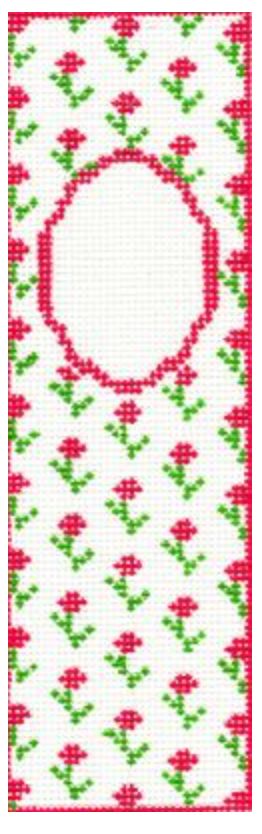 Primrose with Monogram Bookmark