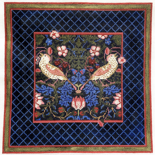 Strawberry Thief Version 1 Pillow