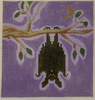 Hanging Bat by Patricia Sone with Stitch Guide