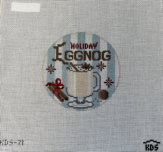 Happier Hour Coaster - Eggnog by The Gingham Stitchery