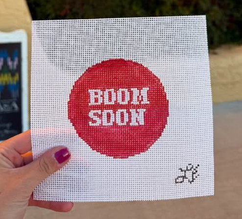 Boom Soon Round by Lauren Elizabeth Designs