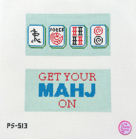 Mahjong Eyeglass Case by The Painted Stitch