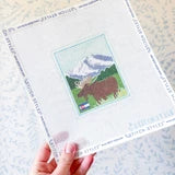 Breckenridge Travel Stamp Needlepoint Canvas