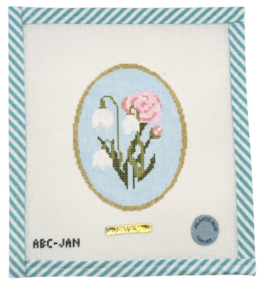 Birth Flowers: January by Atlantic Blue Canvas