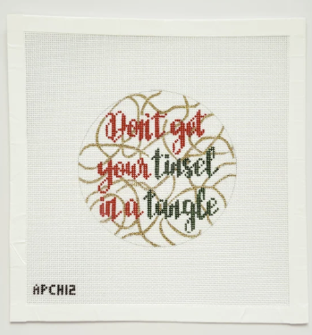 Don't get your Tinsel in a Tangle by A Poore Girl Paints