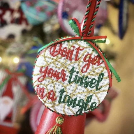 Don't get your Tinsel in a Tangle by A Poore Girl Paints