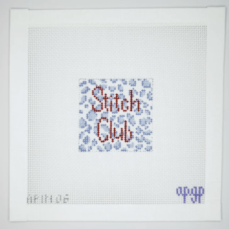 Stitch Club Blue by A Poore Girl Paints