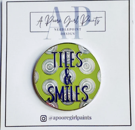 Smiles & Tiles Needleminder by A Poore Girl Paints