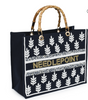 Bamboo Navy Needlepoint by Classic Prep