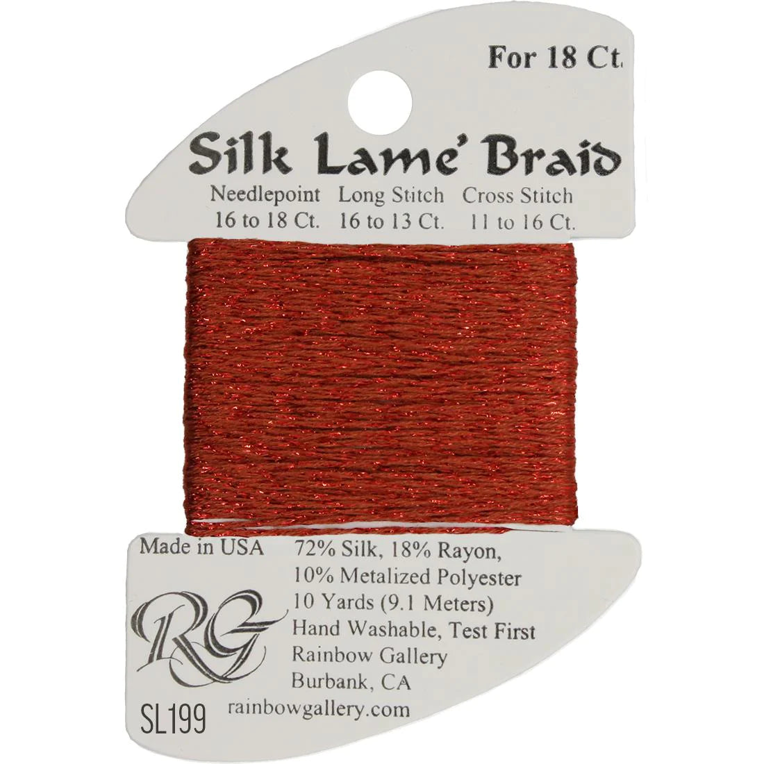 Silk Lame' Braid - Picante SL199