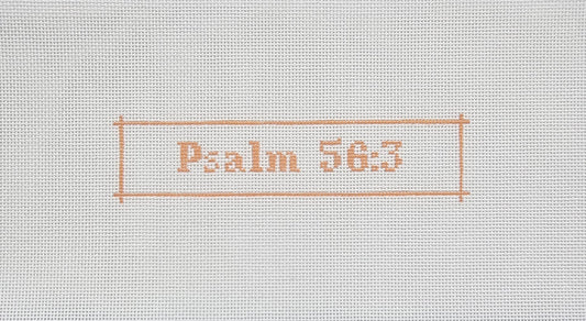 Bible Verse Psalm 56:3 by Curious Cowgirl