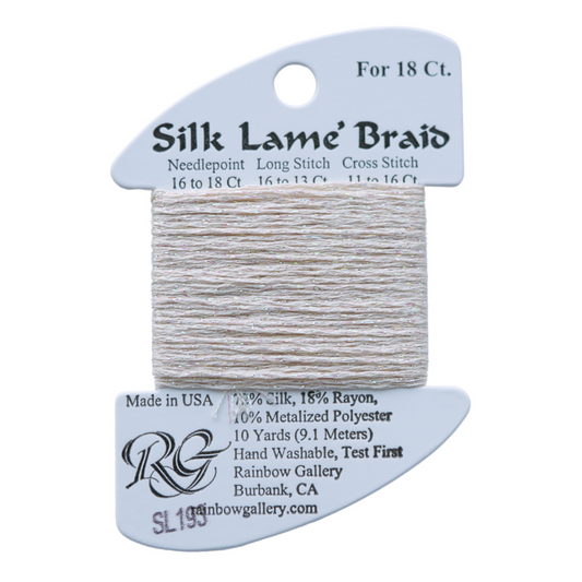 SL193 Creme Brulee | Silk Lame' Braid