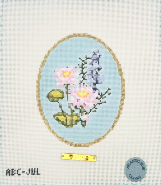 Birth Month Flower - July by Anna McKenzie Studio