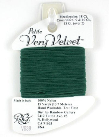 Petite Very Velvet Dark Sea Green - V638