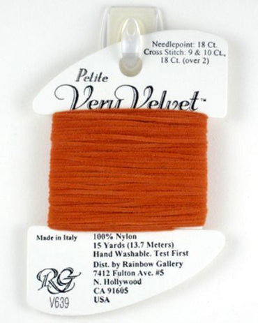 V639 Dark Terracotta - Petite Very Velvet