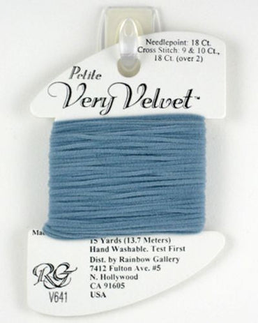 Petite Very Velvet Antique Blue - V641