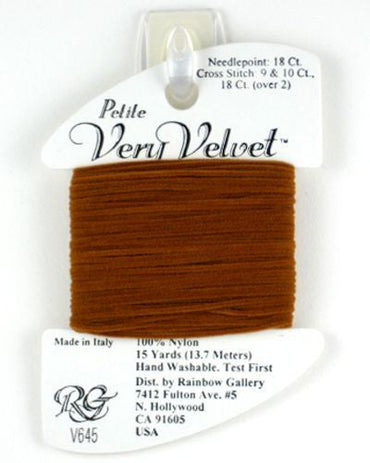 Petite Very Velvet Dark Gold Brown - V645