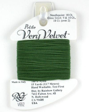 Petite Very Velvet Hunter Green - V652
