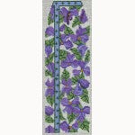 Violets Study in Ivory Needle Case