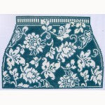 Karen's 4 Piece Teal Damask Purse