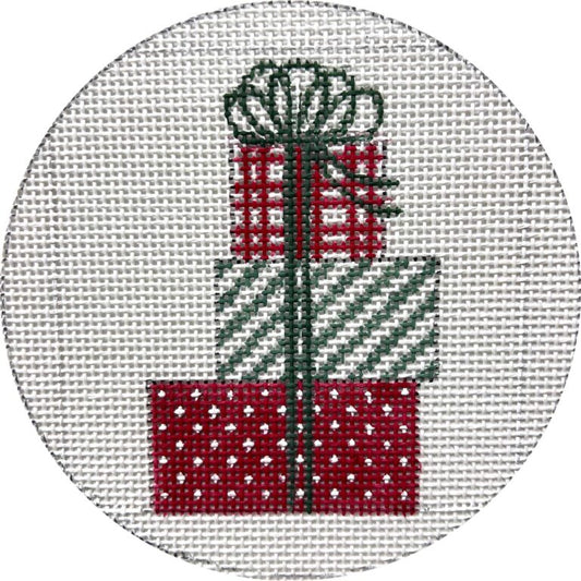 Red Stacked Gifts by Alice Peterson