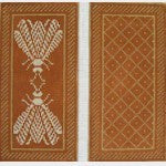 N's Bee Eyeglass Case- Terra Cotta and Wheat