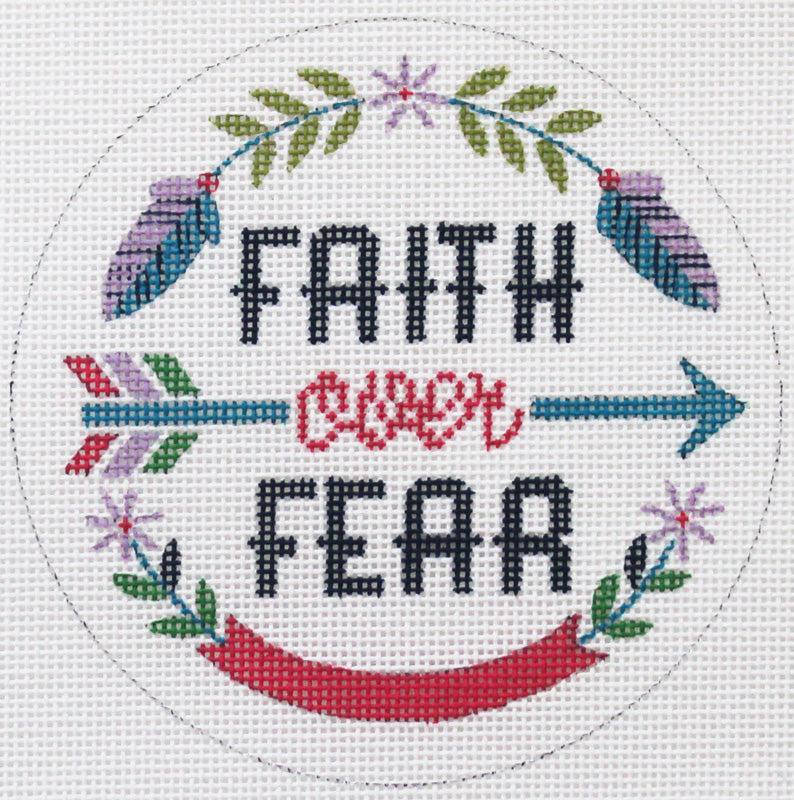 Faith over Fear Ornament by PLD Designs