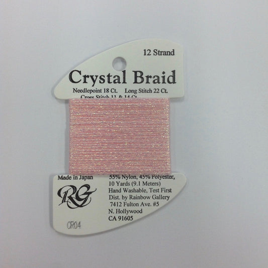 Crystal Braid- Pink Pearl CR04