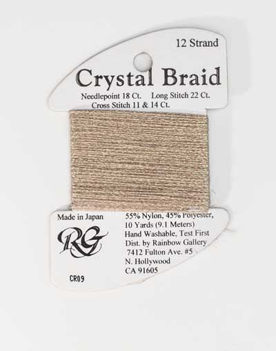 Crystal Braid- Gold CR09