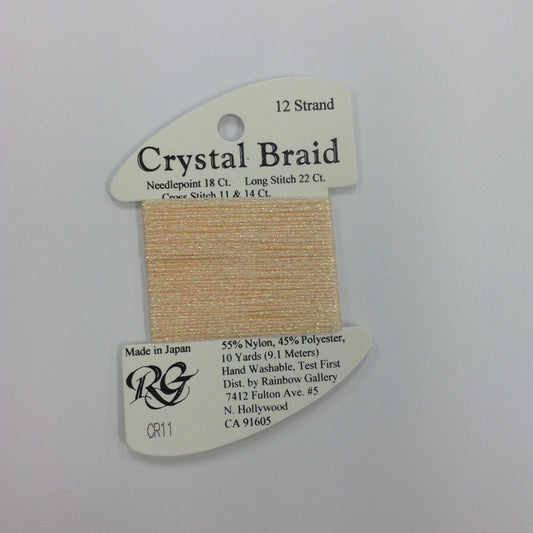 Crystal Braid- Peach Pearl CR11