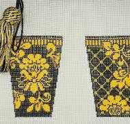Karen's Damask SC- Black & Yellow