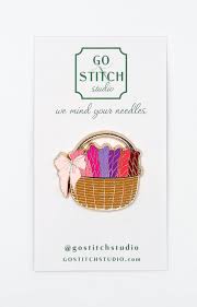 Go Stitch Studio Needle Minder Basket