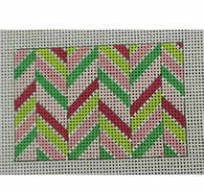 Chevron Multi Pinks & Greens Wallet Insert by Kristine Kingston