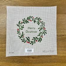 Merry Christmas Wreath by Hello Tess