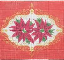 Red Poinsettia Medallion