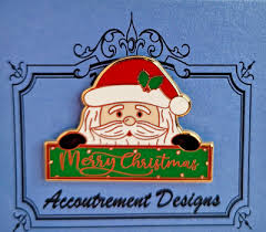 Accoutrement Designs Needle Minder Merry Christmas Santa