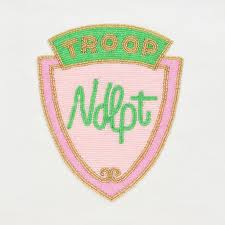 Troop NDLPT Bag Charm by Classic Prep Monograms Pink
