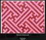 Red & Pink Chinoiserie Lattice Insert by Kate Dickerson