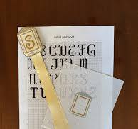 Initial Bookmark with Alphabet Chart by Patricia Sone