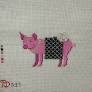 The Collection Froopy Designs FD537 Pig in C Blanket