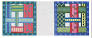 W- French Ribbon Coasters