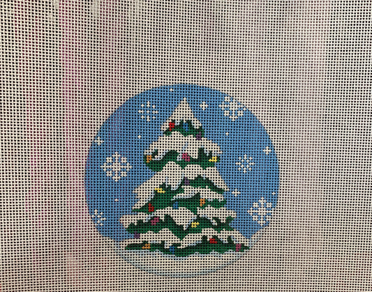 Snow Tree with Lights by Pepperberry TR01