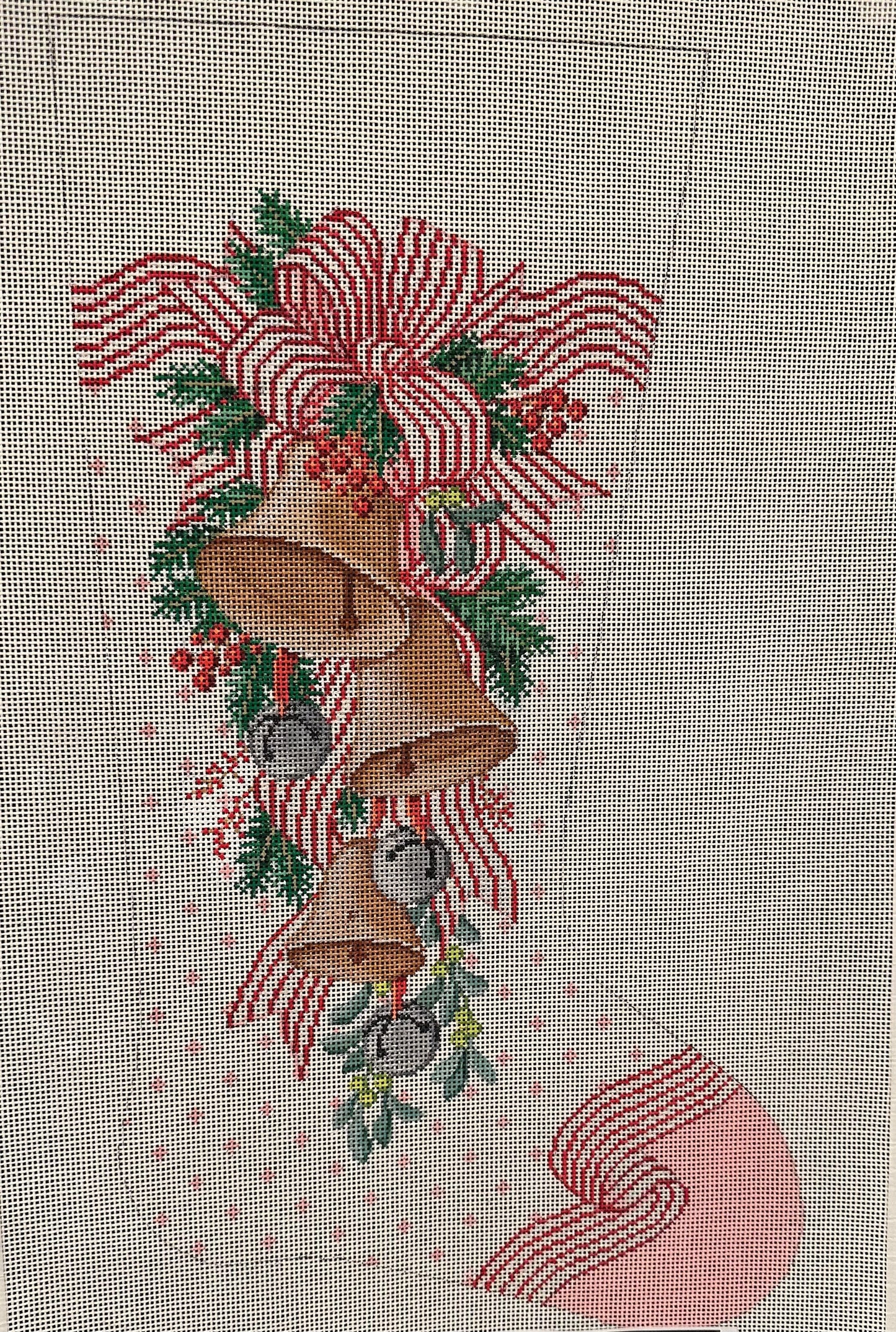 Christmas Bells Stocking by Alice Peterson