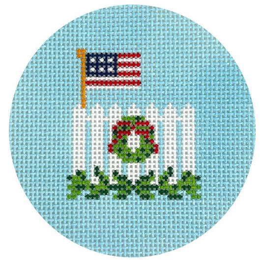 Flag and Picket Fence Round by KCN Designers