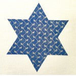 9"- 6 Pointed Star of David- Silver